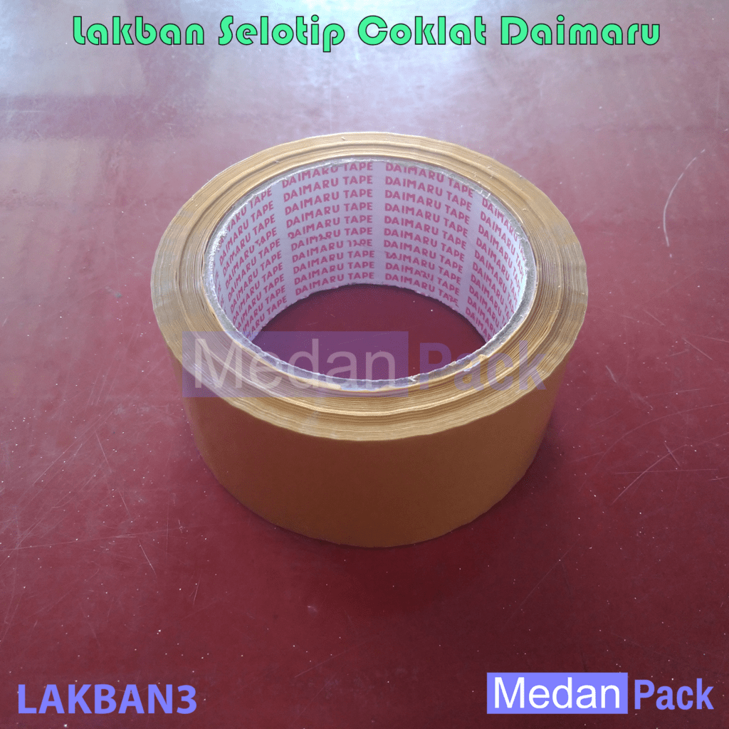 Lakban Selotip Perekat Coklat Daimaru Medan Pack