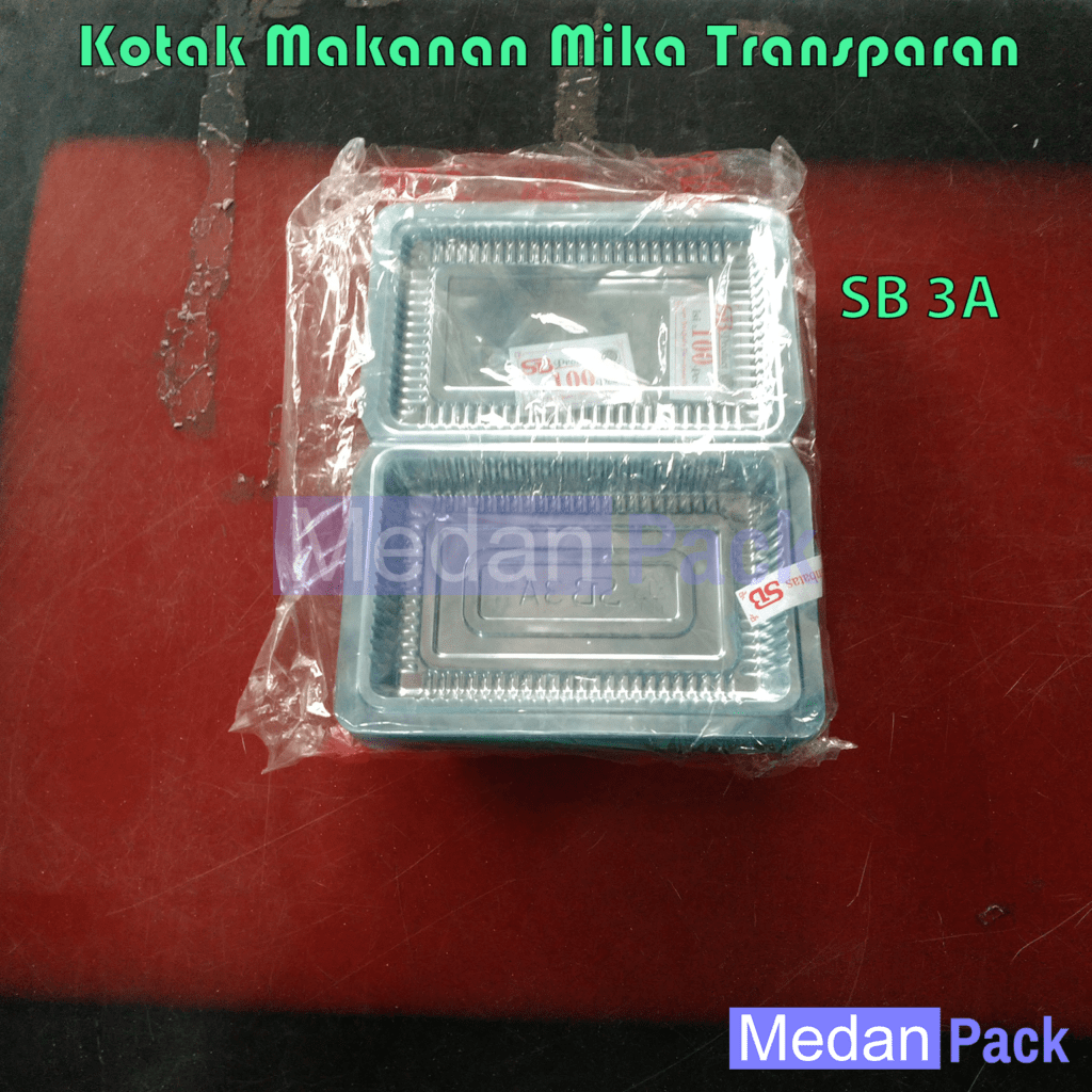  Kotak  Makanan  Mika  SB 3A Medan Pack